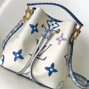 Louis Vuitton NeoNoé Bucket Bag - White/Blue 69399 | Sandra Bags