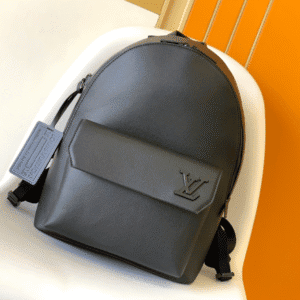 Louis Vuitton Full Leather Aerogram Backpack Series – Black 44057 | Sandra Bags
