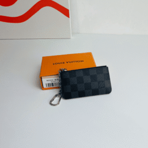 Louis Vuitton Damier Canvas Pouch - Black/Gray 95041 | Sandra Bags