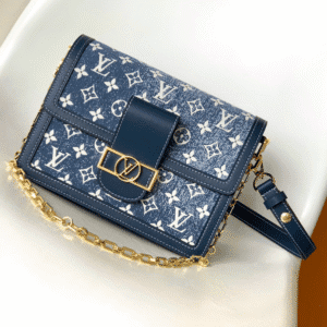 Louis Vuitton Dauphine Medium Handbag - Blue 30717 | Sandra Bags
