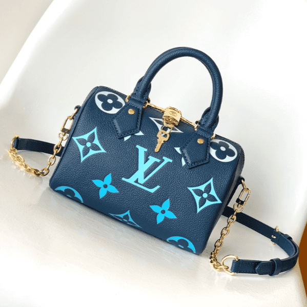 Louis Vuitton Monogram Empreinte Dégradé Series Handbag - Blue 35046 | Sandra Bags