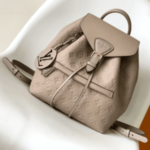 Louis Vuitton  Montsouris Backpack - Gray 65439 | Sandra Bags