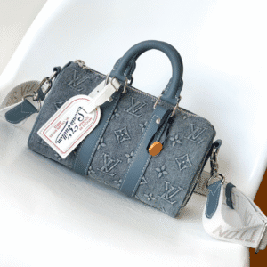 Louis Vuitton Keepall Bandoulière 25 Handbag - Blue 78931 | Sandra Bags