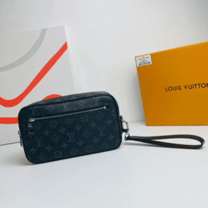Louis Vuitton Damier Graphite Kasai Clutch - Black 91352 | Sandra Bags