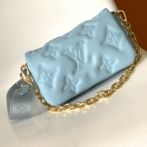 Louis Vuitton Bubblegram Series Wallet on Strap Handbag - Blue 58038 | Sandra Bags