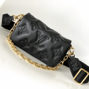Louis Vuitton Bubblegram Series Wallet on Strap Handbag - Black 55178 | Sandra Bags
