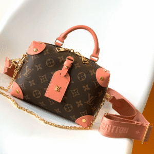Louis Vuitton Petite Malle Souple Handbag - Peach 51430 | Sandra Bags