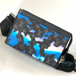 Louis Vuitton Two-Piece Gaston Wearable Wallet - Black/Blue 34614 | Sandra Bags