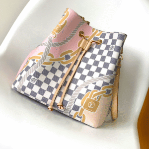 Louis Vuitton NéoNoé Medium Handbag - White/Pink 74068 | Sandra Bags