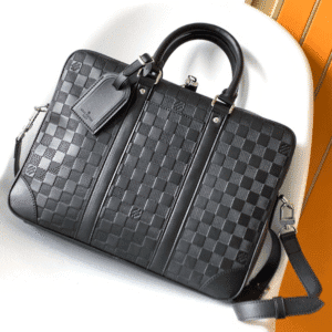 Louis Vuitton Voyage Small Briefcase Bag - Black 37846 | Sandra Bags