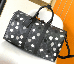 Louis Vuitton LV x YK Keepall 45 Travel Bag - Black 42648 | Sandra Bags