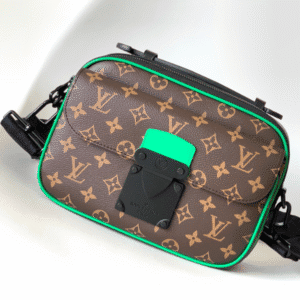 Louis Vuitton Monogram S Lock Messenger Bag - Green 59983 | Sandra Bags