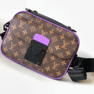 Louis Vuitton Monogram S Lock Messenger Bag - Purple 44993 | Sandra Bags