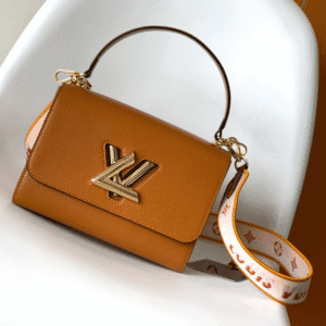 Louis Vuitton Twist Medium Handbag – Brown 31007 | Sandra Bags