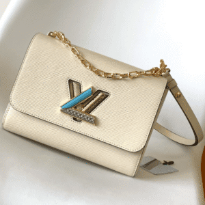 Louis Vuitton Twist Medium Handbag – White 84497 | Sandra Bags