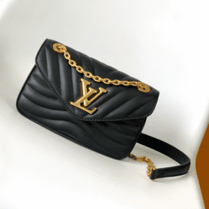 Louis Vuitton Wave Small Chain Bag - Black 66206 | Sandra Bags