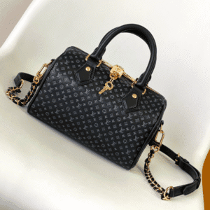 Louis Vuitton Speedy Bandoulière 20 Handbag -Black 71696 | Sandra Bags