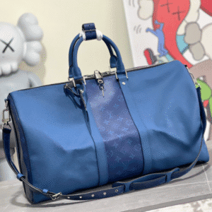 Louis Vuitton MTaigarama Keepall 50 Travel Bag - Blue 48389 | Sandra Bags
