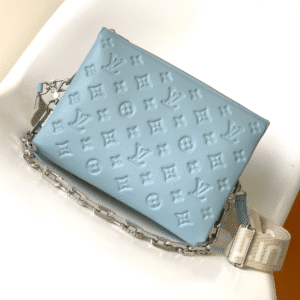 Louis Vuitton Caramel Coussin Small Handbag - Blue 27491 | Sandra Bags
