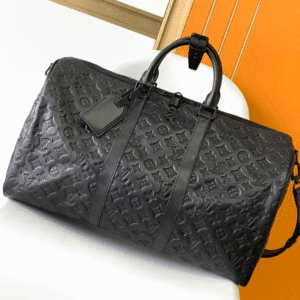 Louis Vuitton Keepall BANDOULIÈRE 50 Travel Bag - Black 89237 | Sandra Bags