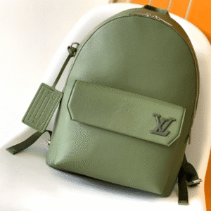 Louis Vuitton Full Leather Aerogram Backpack Series – Green 77947 | Sandra Bags