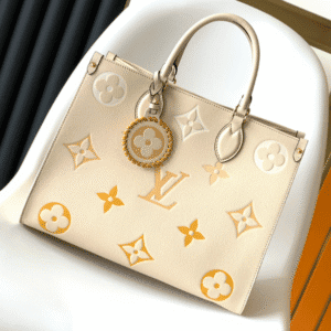 Louis Vuitton OnTheGo Medium Tote Bag - Vanilla Yellow 46487 | Sandra Bags