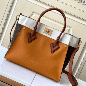 Louis Vuitton Medium On My Side Handbag – Orange 26385 | Sandra Bags