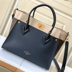 Louis Vuitton Medium On My Side Handbag – Blue 30495 | Sandra Bags