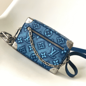 Louis Vuitton Mini Soft Trunk Handbag - Blue 58425 | Sandra Bags