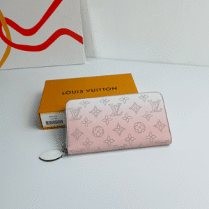 Louis Vuitton Soft Mahina Leather Zippy Wallet - Pink 19182 | Sandra Bags
