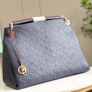 Louis Vuitton Monogram Empreinte Artsy MM Handbag - Blue 41737 | Sandra Bags