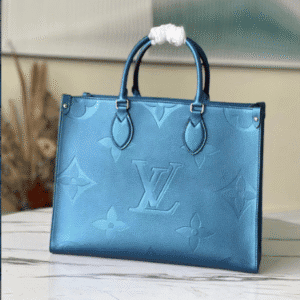 Louis Vuitton OnTheGo Medium Handbag - Blue 36091 | Sandra Bags