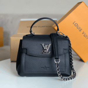 Louis Vuitton Lockme Ever Mini Handbag - Black 85675 | Sandra Bags