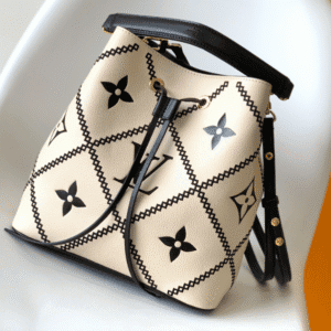 Louis Vuitton NéoNoé Bucket Bag - White/Black 36168 | Sandra Bags