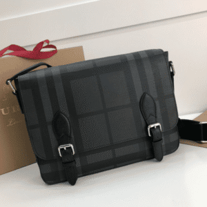 Burberry Mellow London Check Bag - Black 55921 | Sandra Bags