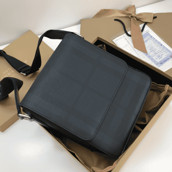 Burberry Smoked Plaid Cross-Body Bag – Blue 31812 | Sandra Bags