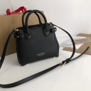 Burberry Banner Small Handbag - Black 48494 | Sandra Bags
