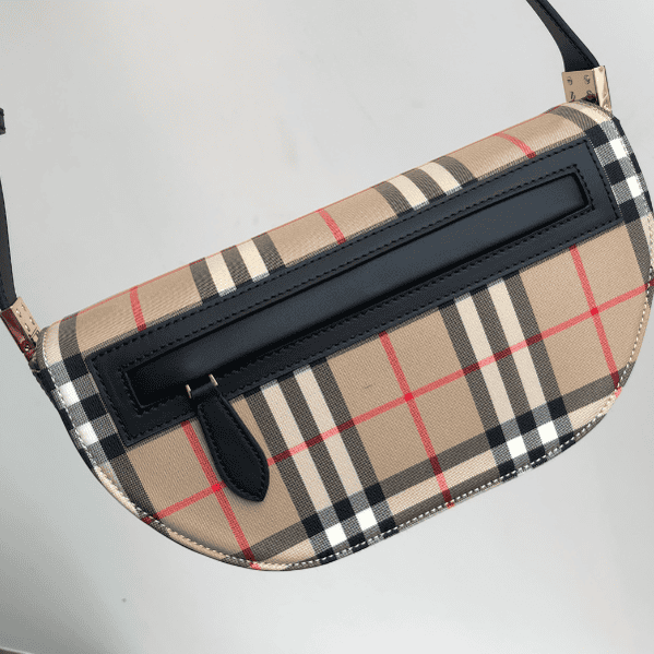 Burberry Classic Plaid Check Small Bag - Black 75872 | Sandra Bags