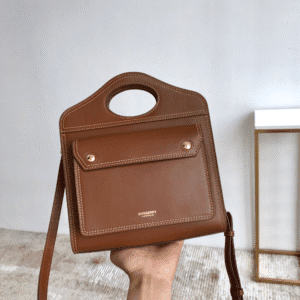 Burberry Women Micro Pocket Canvas Tote bag 17917 | Sandra Bags