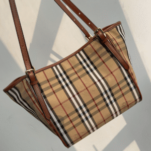Burberry Mini Canter Horseferry Check Tote Bag 73389 | Sandra Bags