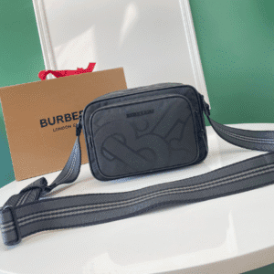 Burberry Polyester Shoulder Strap Crossbody Bag - Black 10908 | Sandra Bags