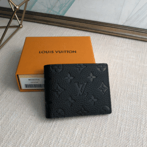 Louis Vuitton Taurillon Multiple Pocket Wallet - Black 16261 | Sandra Bags