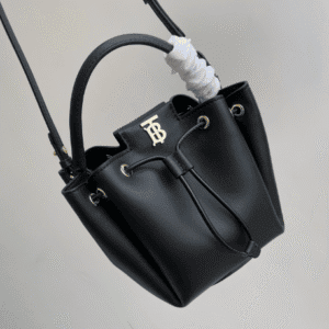 Burberry Single-Shoulder Crossbody Bucket Bag - Black 59702 | Sandra Bags
