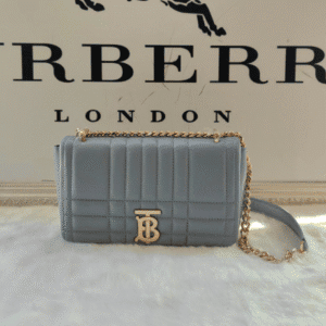 Burberry Lola – Lona Bun Handbag - Gray 27882 | Sandra Bags
