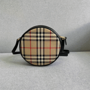 Burberry Graffiti Round Crossbody Bag - Black 40476 | Sandra Bags