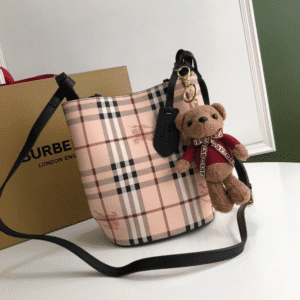 Burberry Lorne Bucket Crossbody Bag - Black 72351 | Sandra Bags