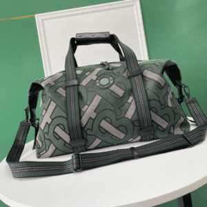 Burberry Nylon Cloth Waterproof Men's Bag - Green 28776 | Sandra Bags