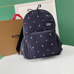 Burberry Nylon Embroidery Backpack - Blue 66346 | Sandra Bags