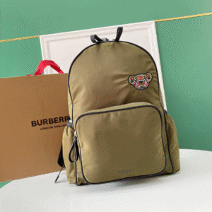 Burberry Nylon Embroidery Backpack - Caramel 91309 | Sandra Bags