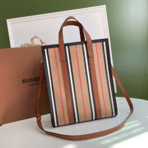 Burberry Bjiachunyuan's  Italian-made Tote Bag - Brown 91214 | Sandra Bags